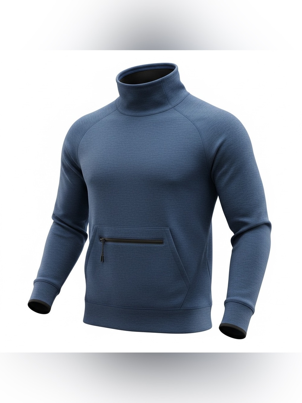 Champion Womens Blue Scoop Neck Hoodie - size small